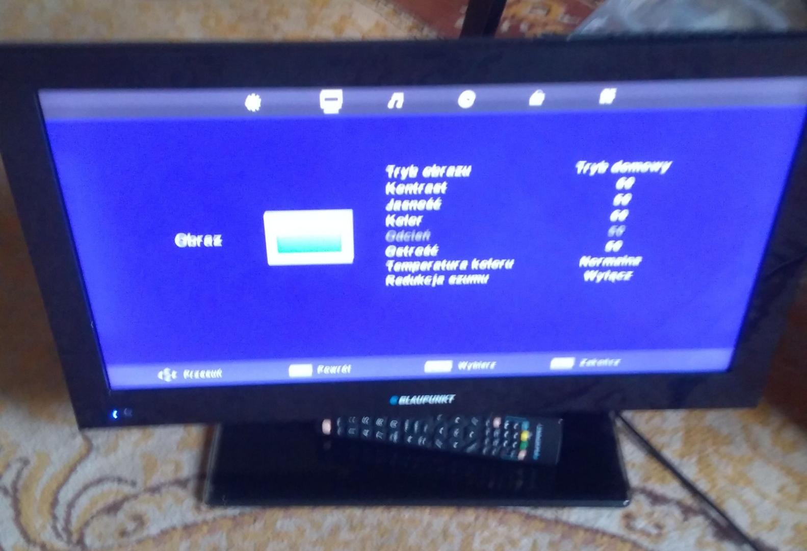 telewizor blaupunkt led 23cale+pilot sprawny