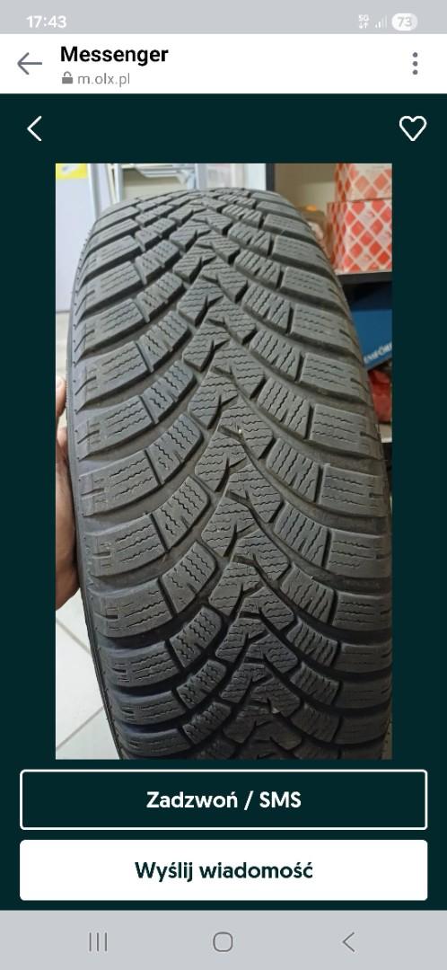 Opony zimowe Falken 225/65/17 + felgi aluminiowe Volvo XC90