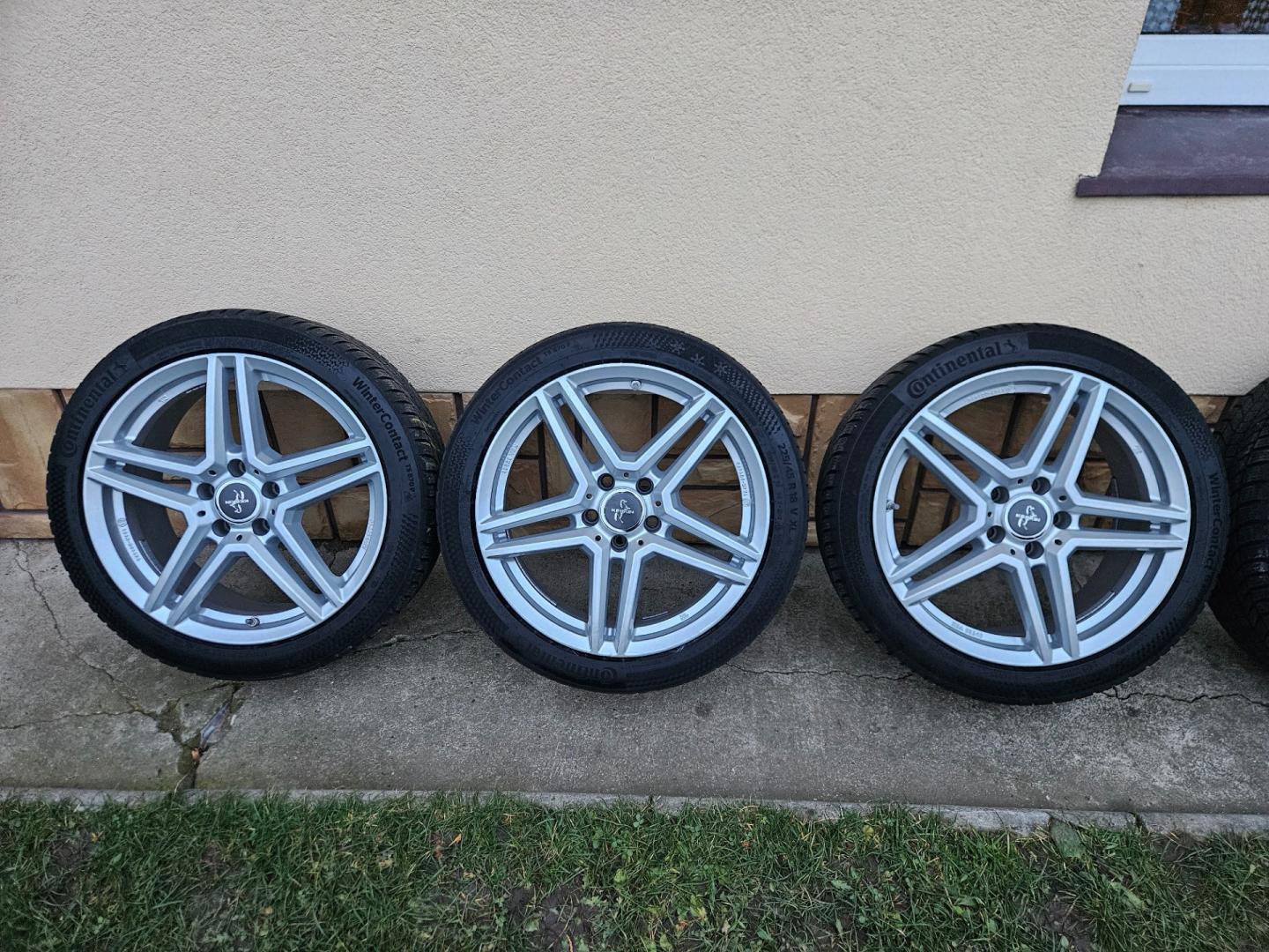 Alufelgi 18 5x112 mercedes audi skoda vw seat bmw opony zima