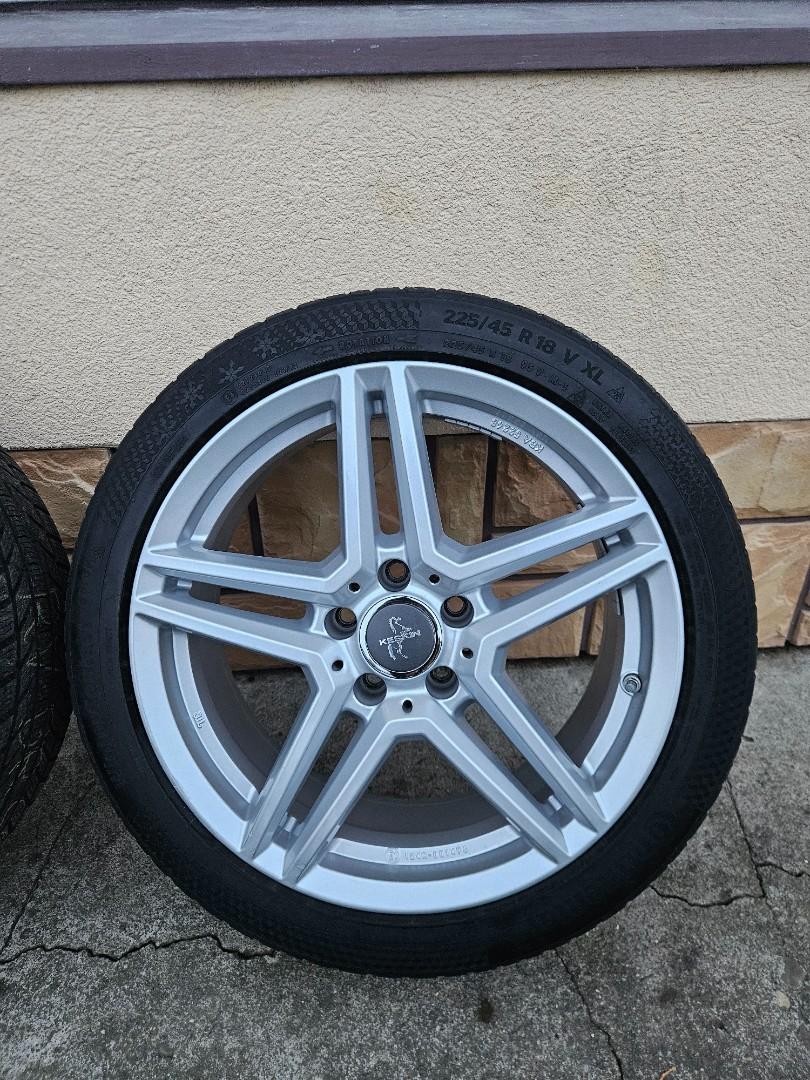 Alufelgi 18 5x112 mercedes audi skoda vw seat bmw opony zima