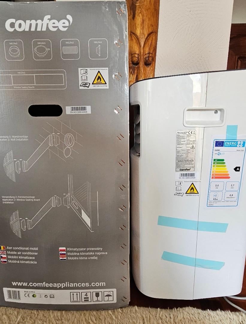 Klimatyzator, klima przenośny Comfee 2kW stan  7000BTU 25m2