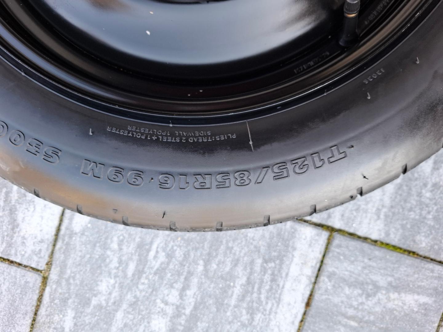 Ford - Koło Dojazdowe T125/85R16/ 4,0BX16X25