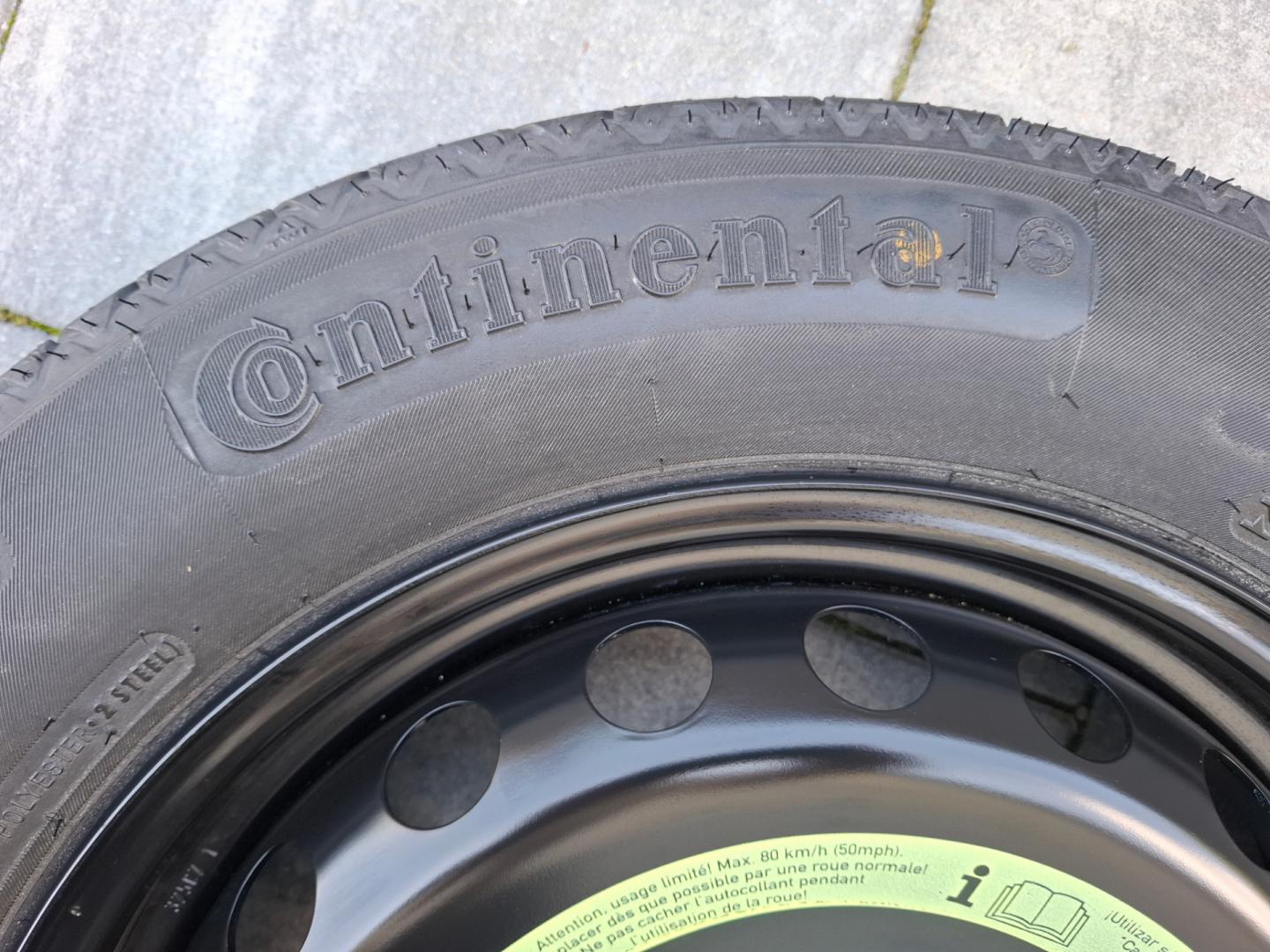 Mercedes - Koło Dojazdowe T125/90/R16 5x112 Audi VW Seat Skoda