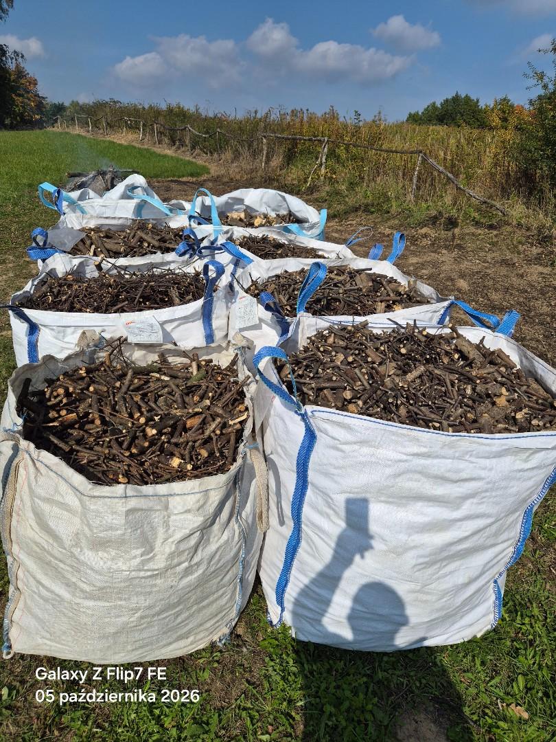 Zrębka drewno opałowe 1m3 big bag
