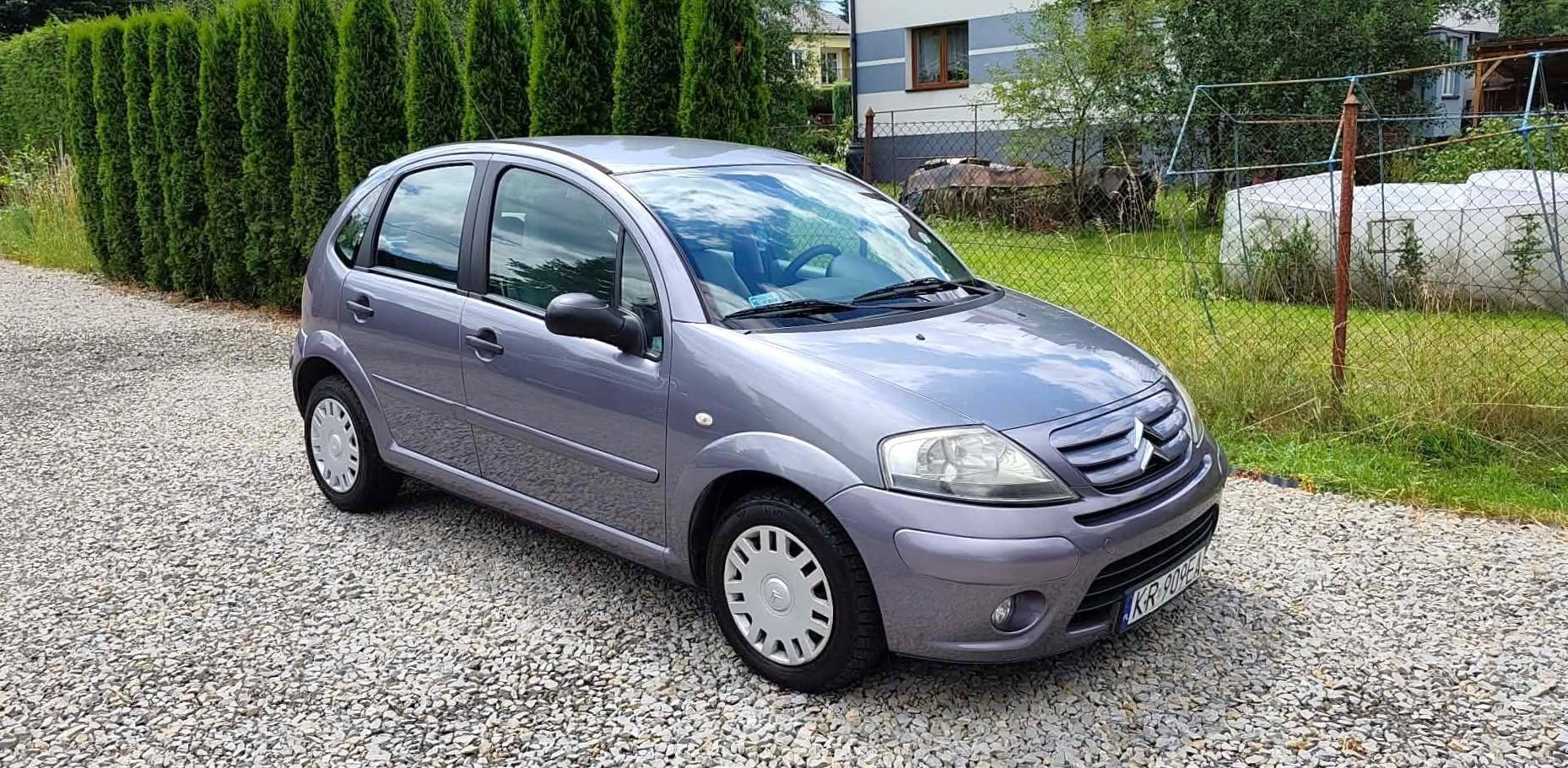 Citroen C3 z Przebiegiem TYLKO 80 Tys Km Klimatyzacja Ekonomiczny