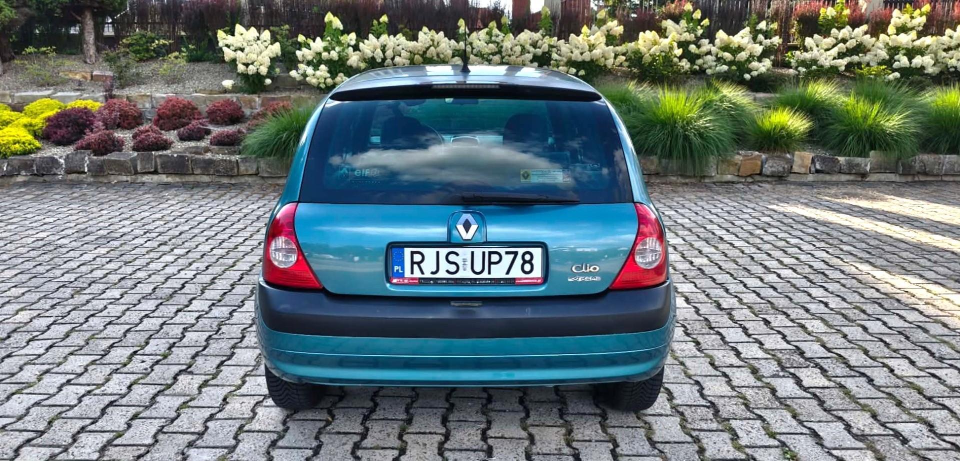 Renault Clio Extreme 2003 1.2 16v Lift Klimatyzacja Ekonomiczny