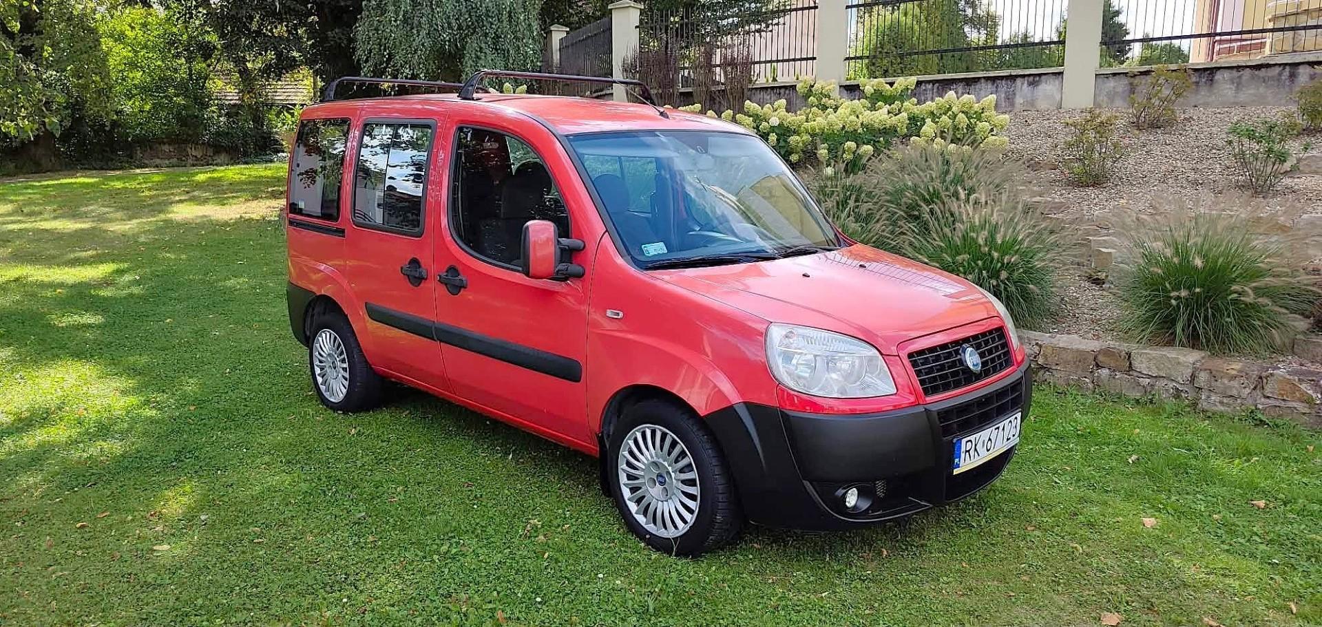 Fiat Doblo 2007r 1.4 8v 78KM LPG 2031r Lift Klimatyzacja Bagażnik Hak