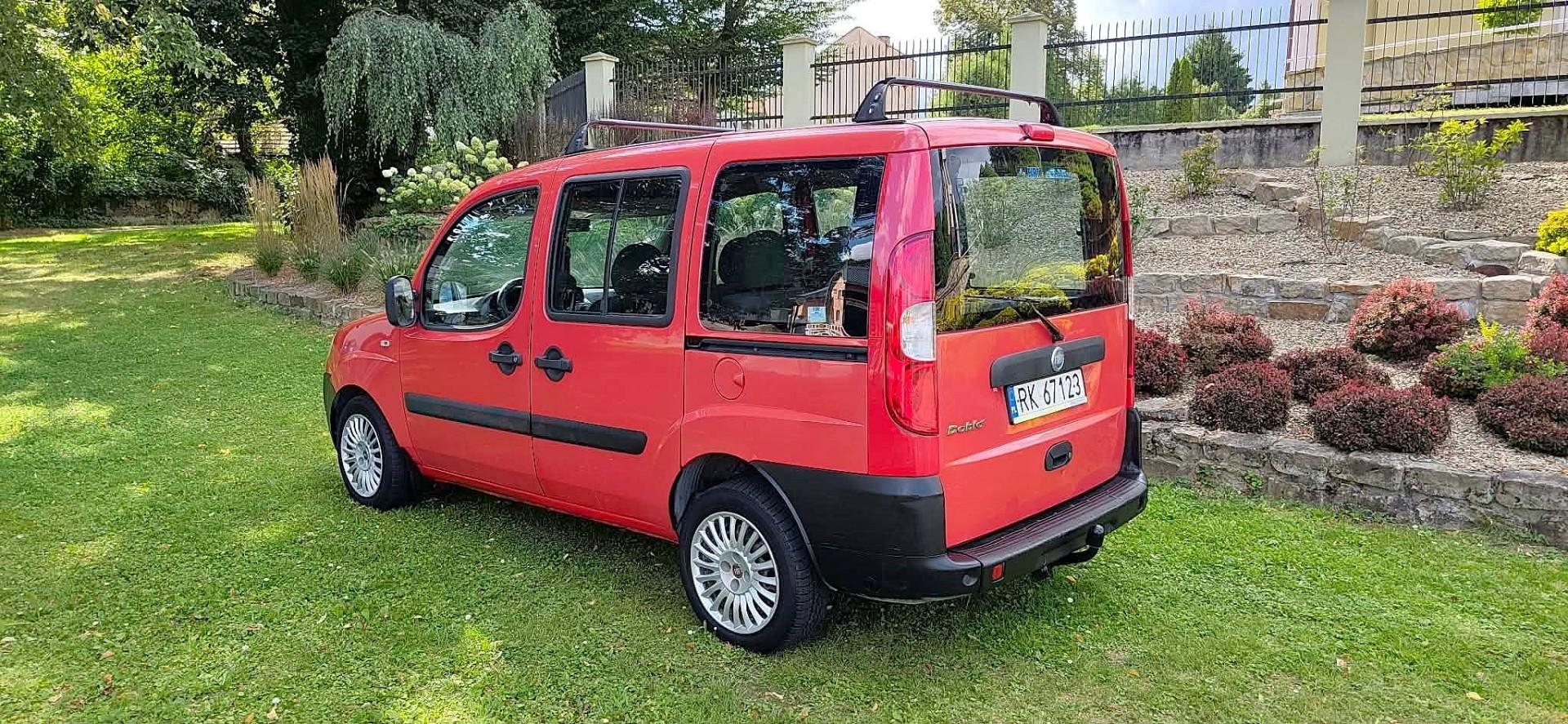 Fiat Doblo 2007r 1.4 8v 78KM LPG 2031r Lift Klimatyzacja Bagażnik Hak