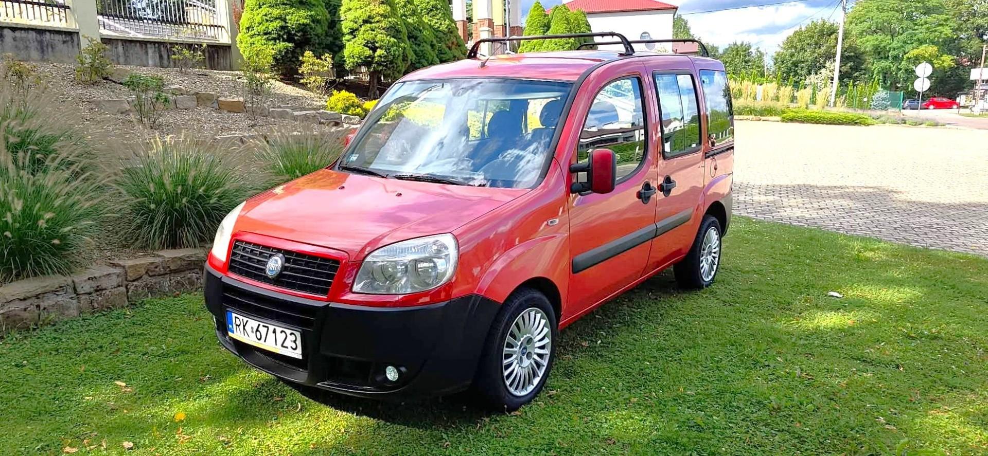 Fiat Doblo 2007r 1.4 8v 78KM LPG 2031r Lift Klimatyzacja Bagażnik Hak