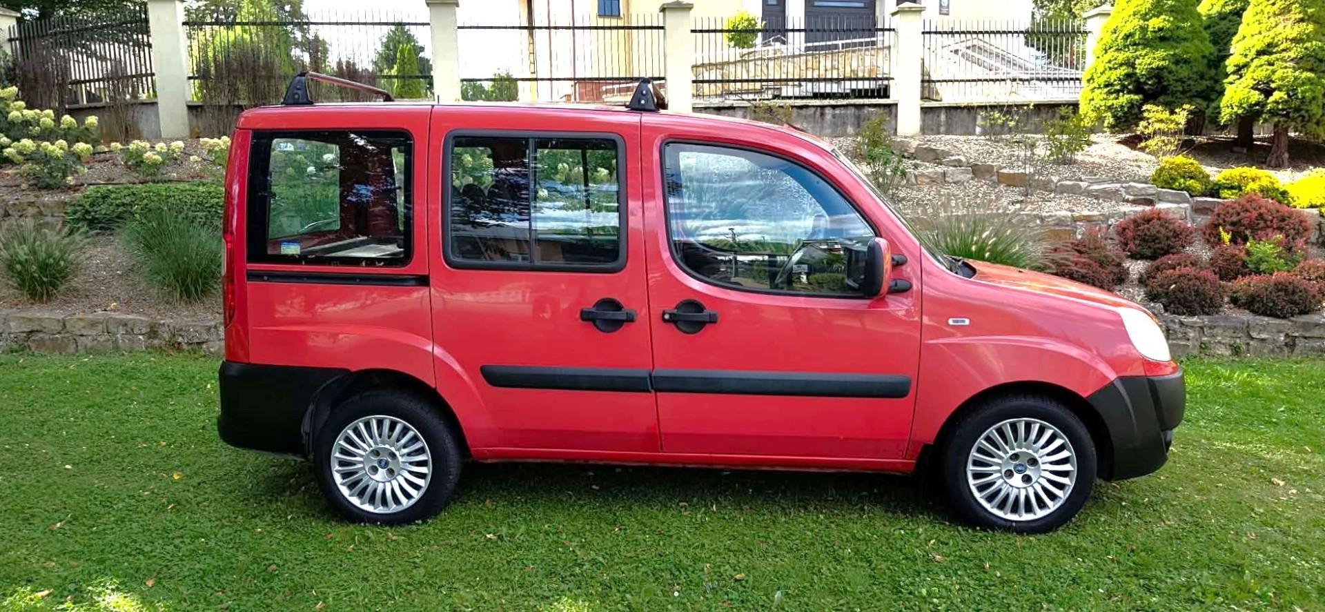 Fiat Doblo 2007r 1.4 8v 78KM LPG 2031r Lift Klimatyzacja Bagażnik Hak
