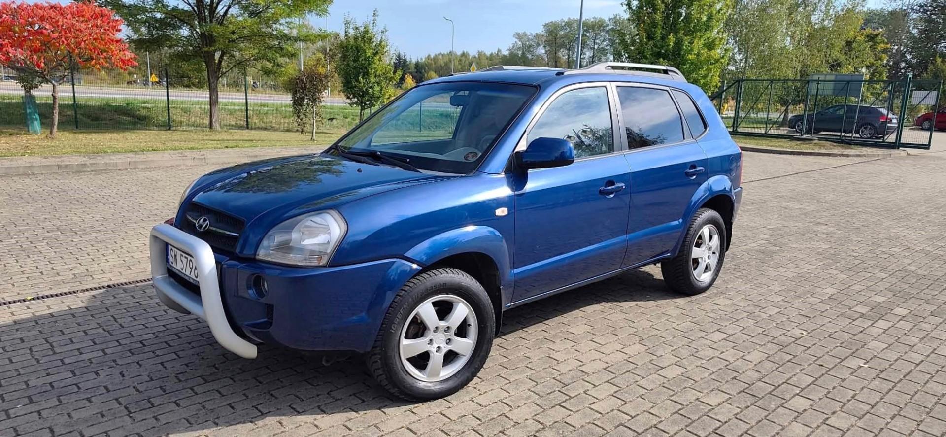 Hyundai Tucson 2007r 2.0 CRDI Klimatyzacja Grzane Fotele Oszczędny