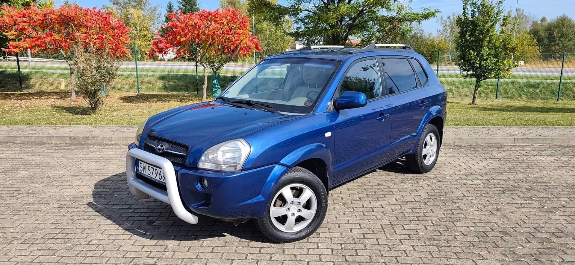 Hyundai Tucson 2007r 2.0 CRDI Klimatyzacja Grzane Fotele Oszczędny