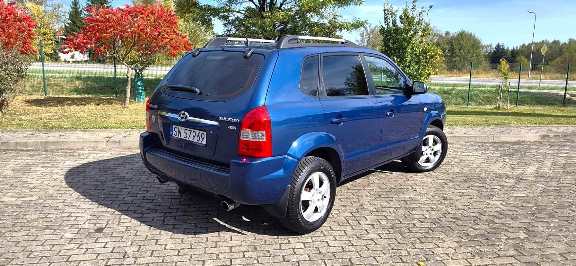 Hyundai Tucson 2007r 2.0 CRDI Klimatyzacja Grzane Fotele Oszczędny