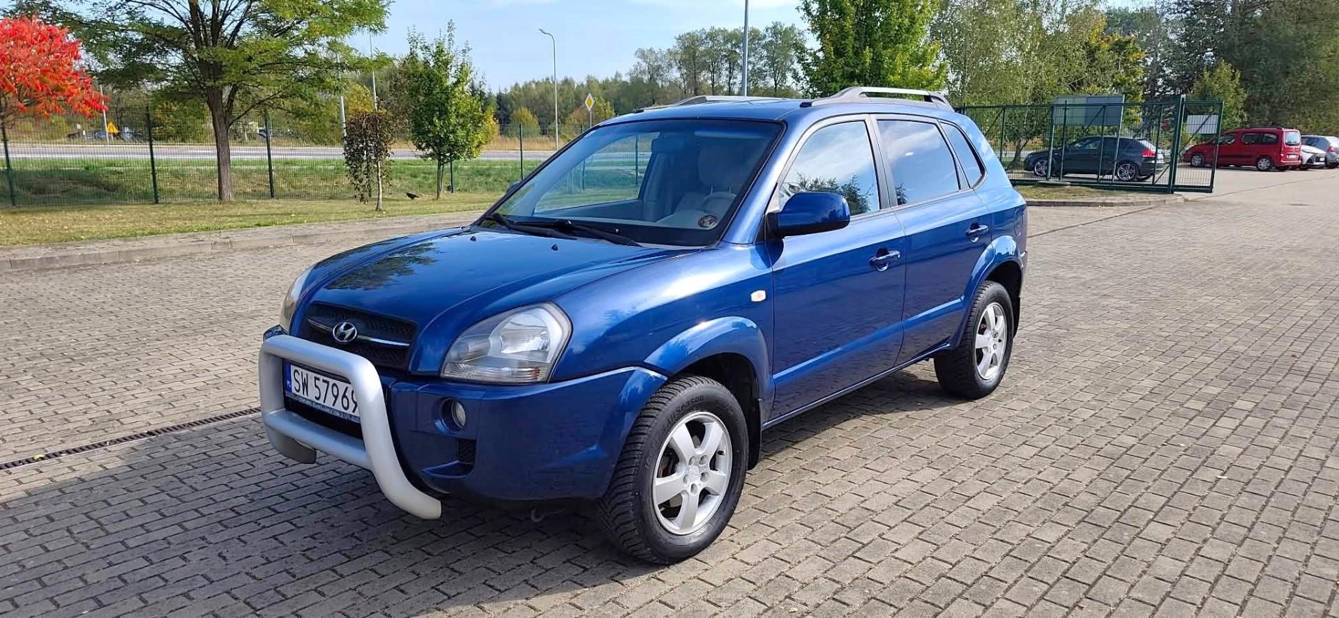 Hyundai Tucson 2007r 2.0 CRDI Klimatyzacja Grzane Fotele Oszczędny SUV