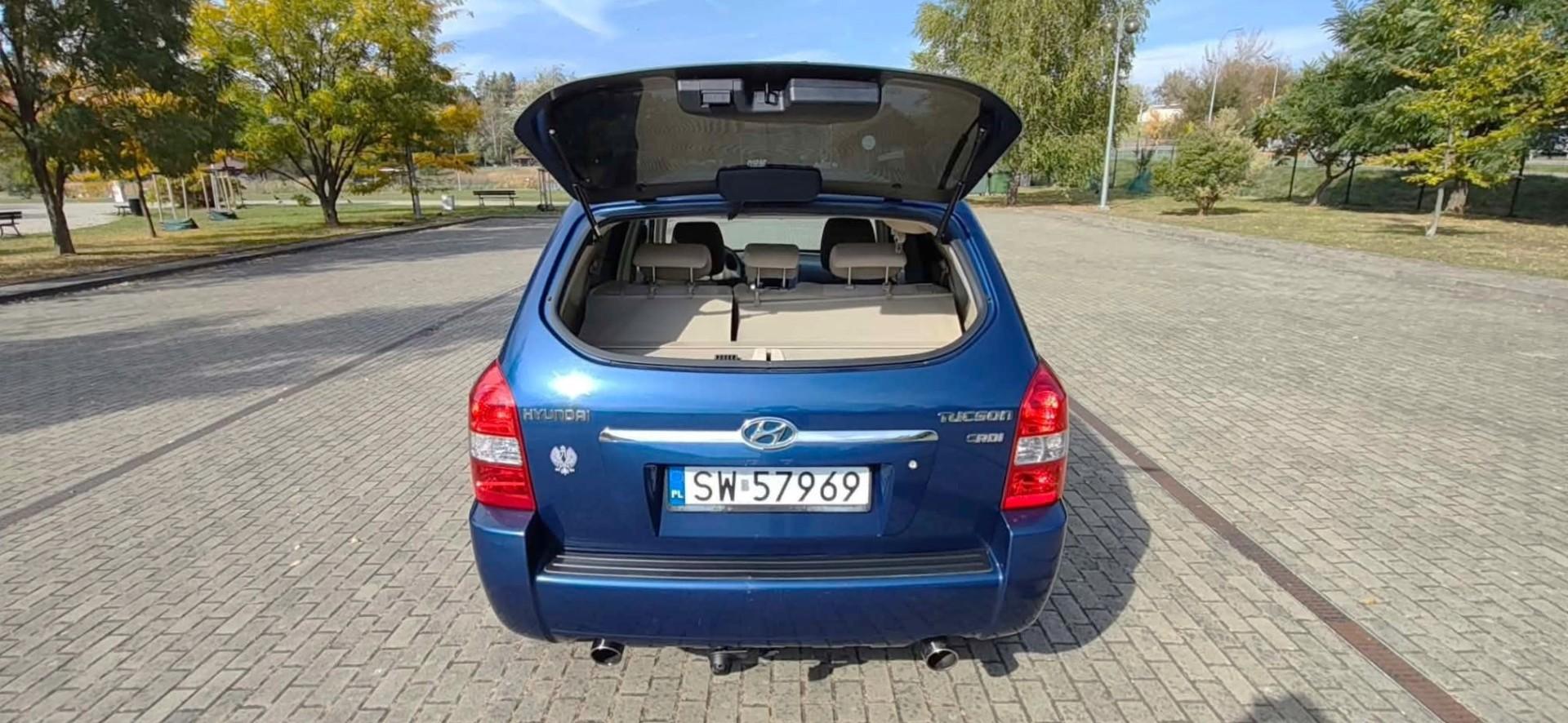 Hyundai Tucson 2007r 2.0 CRDI Klimatyzacja Grzane Fotele Oszczędny SUV