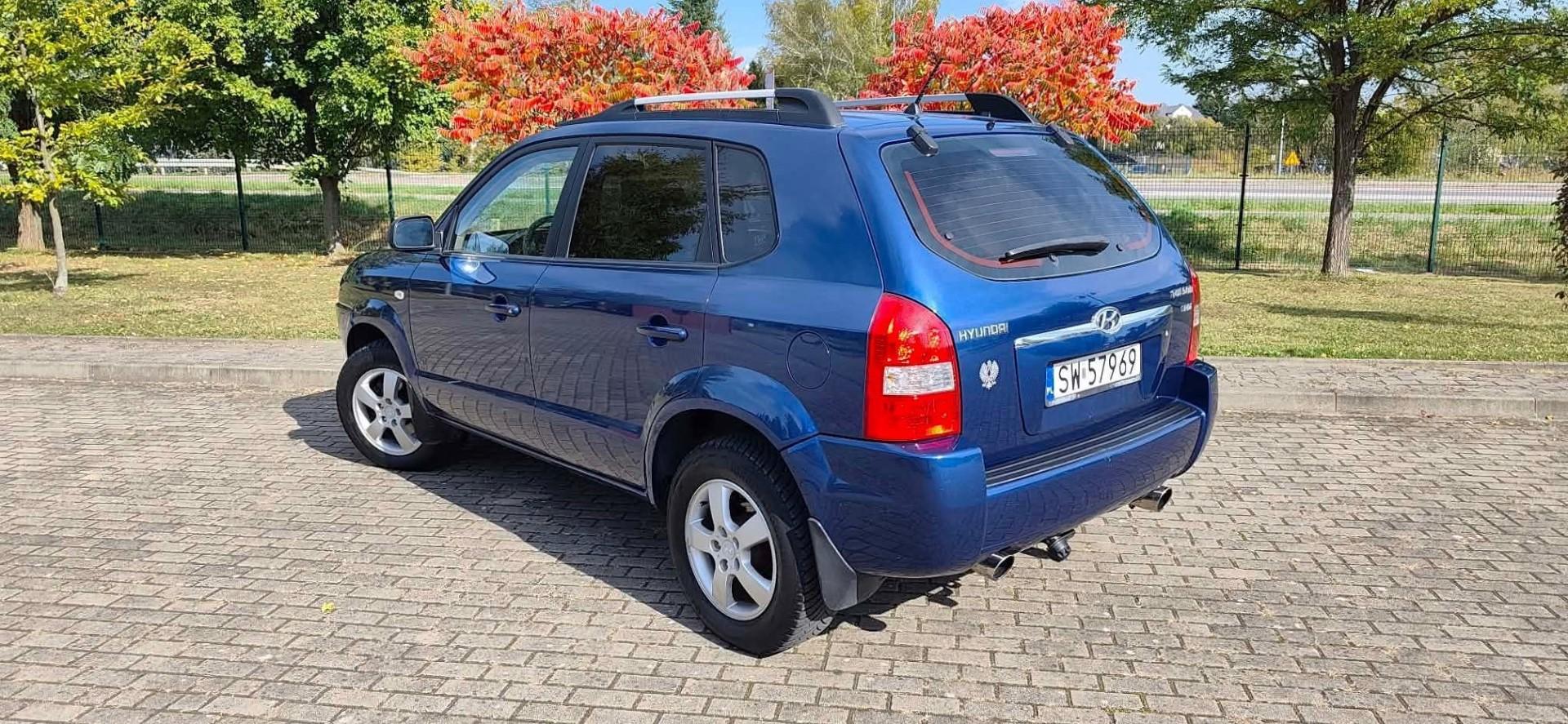 Hyundai Tucson 2007r 2.0 CRDI Klimatyzacja Grzane Fotele Oszczędny SUV