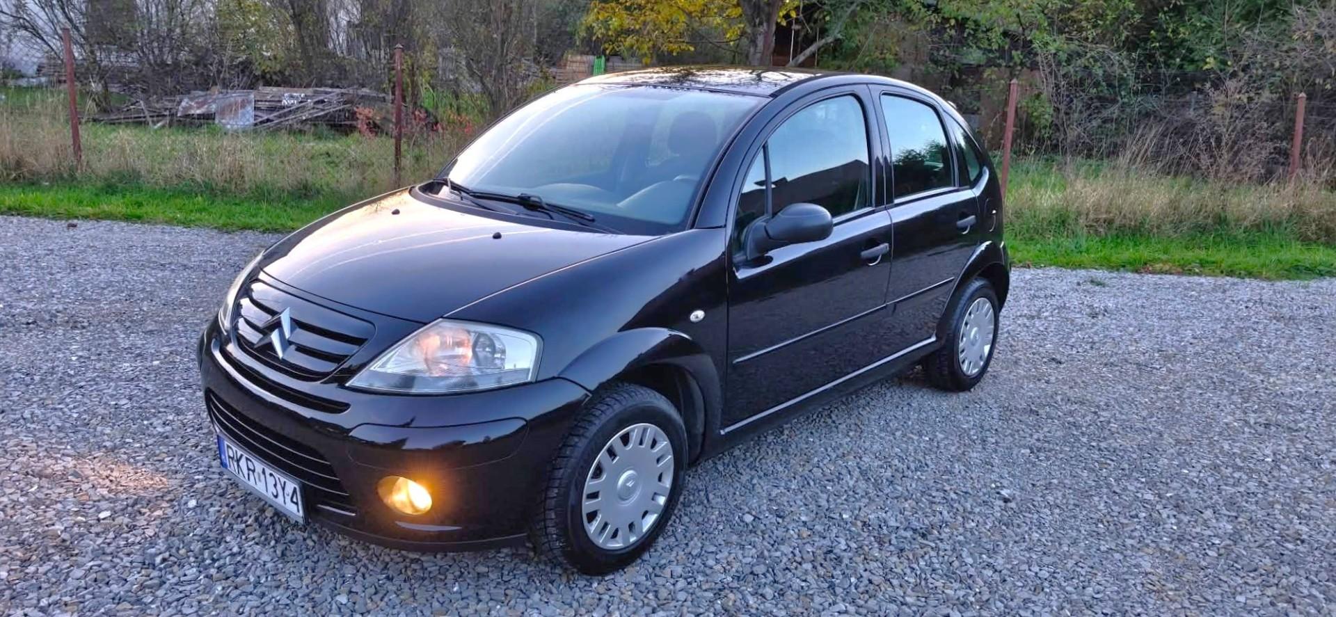 Citroen C3 2007r 1.4 75KM Benzyna Lift Klimatyzacja Mały Przebieg