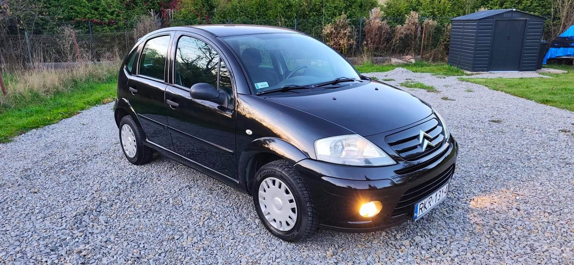 Citroen C3 2007r 1.4 75KM Benzyna Lift Klimatyzacja Mały Przebieg