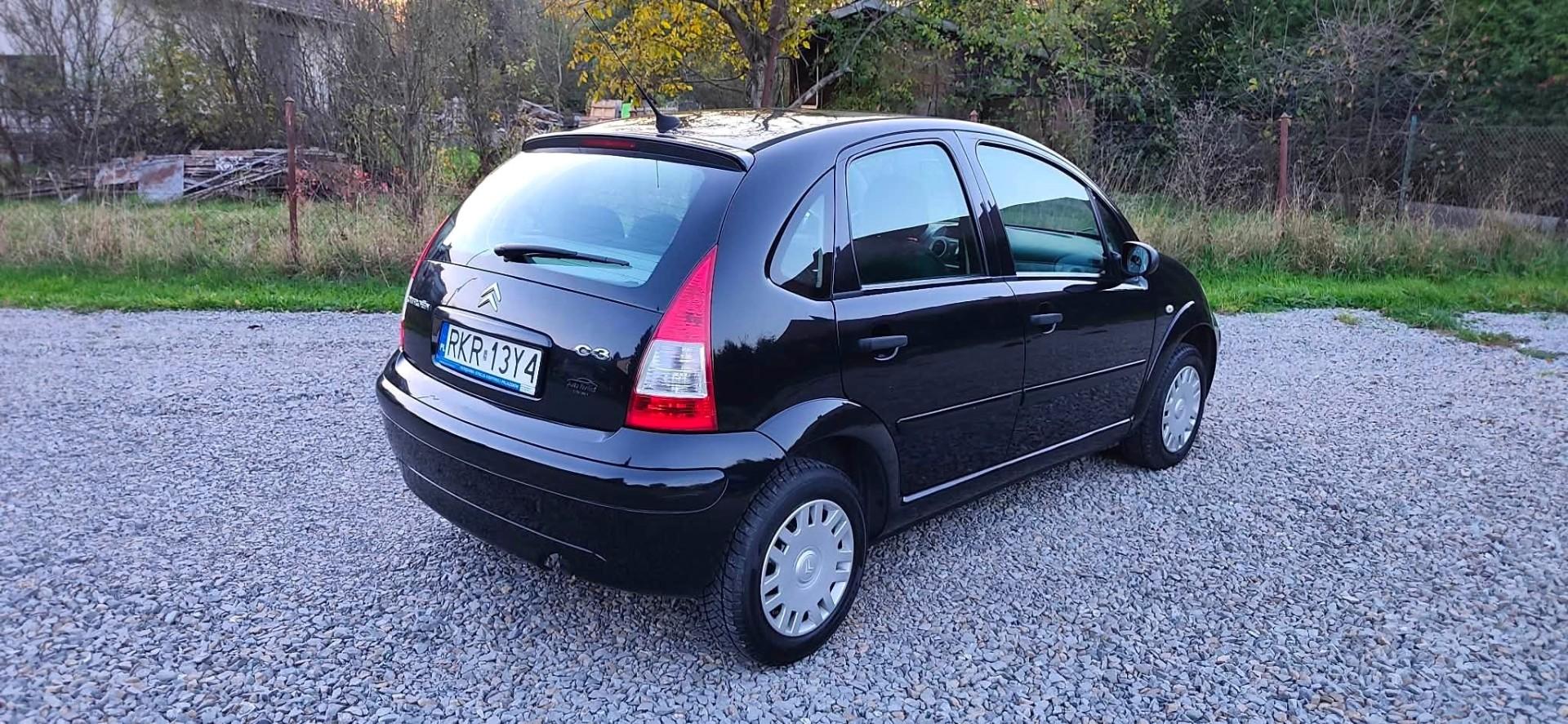 Citroen C3 2007r 1.4 75KM Benzyna Lift Klimatyzacja Mały Przebieg