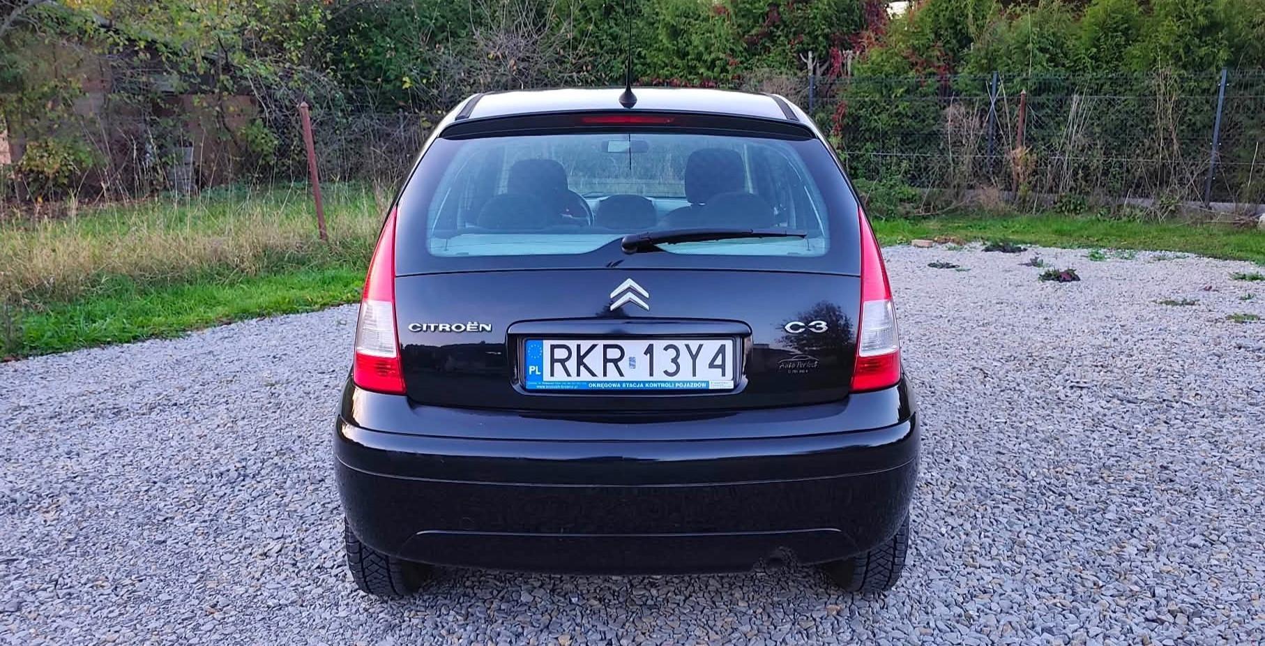 Citroen C3 2007r 1.4 75KM Benzyna Lift Klimatyzacja Mały Przebieg