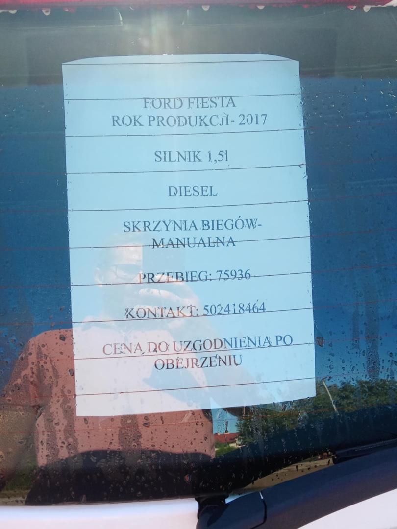 na sprzedaż: ford fiesta 2017