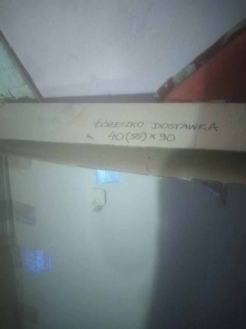 Łóżeczko. Z. Dostawką 2x1