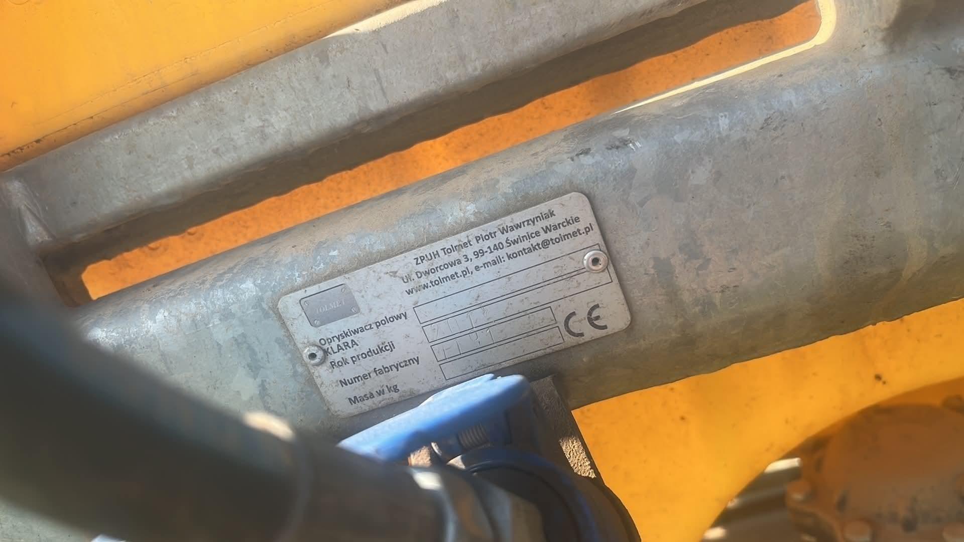 Opryskiwacz tolmet 400l hydraulika jak nowy