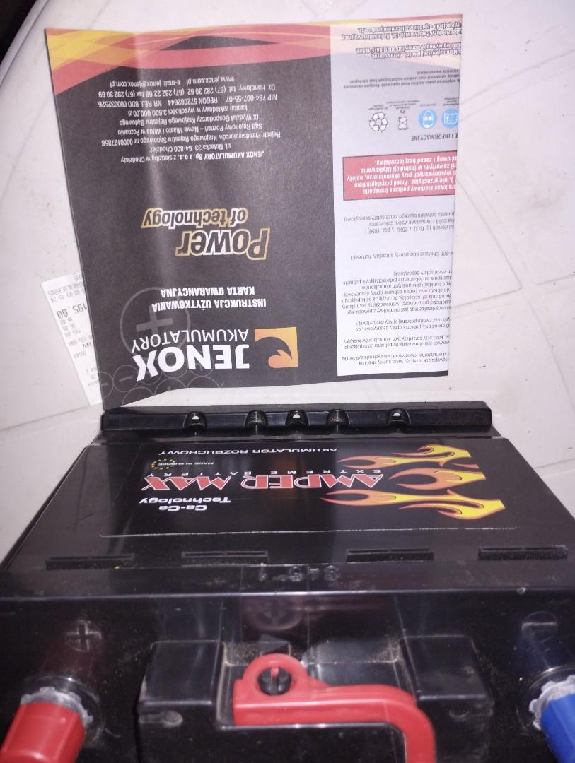 Akumulator do samochodu osobowego