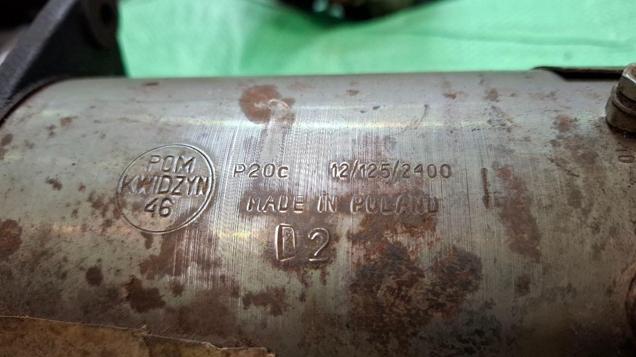 Prądnica POM Kwidzyn P20C 12V nowa, leżak magazynowy, PRL