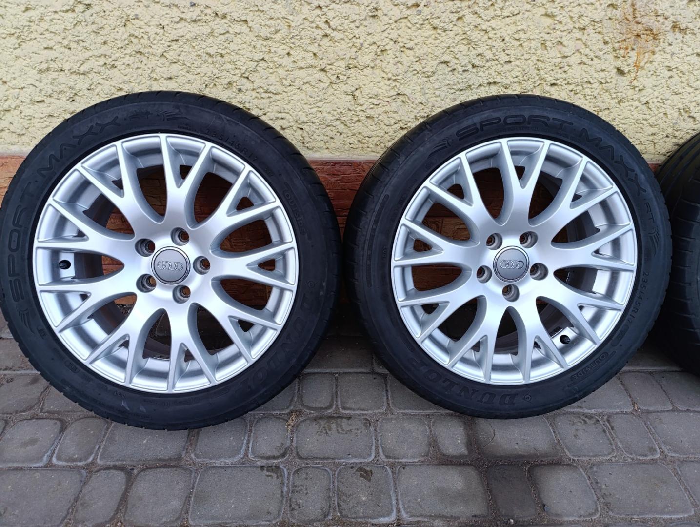 Felgi Aluminiowe do Audi z oponami 17 cali