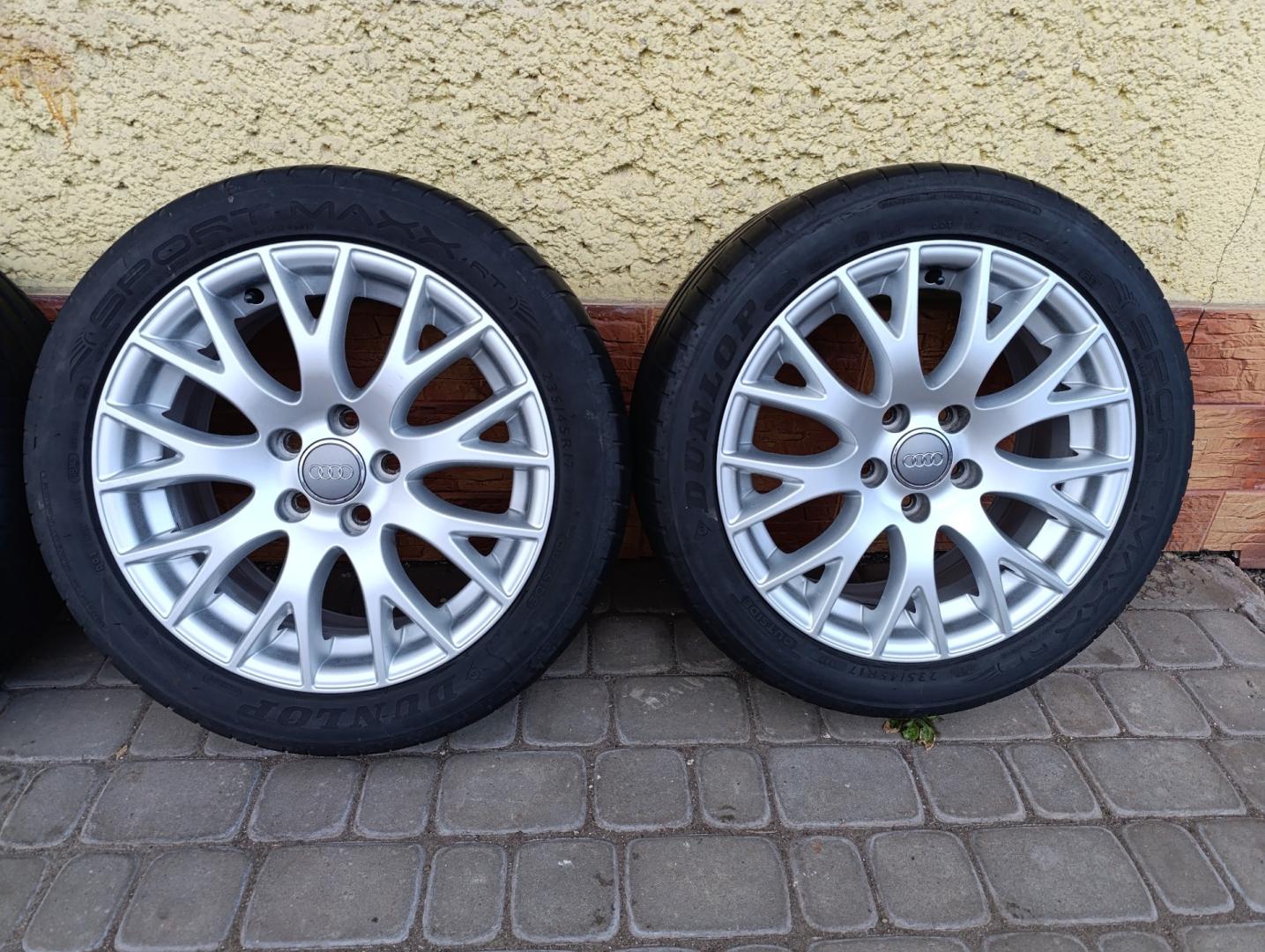 Felgi Aluminiowe do Audi z oponami 17 cali