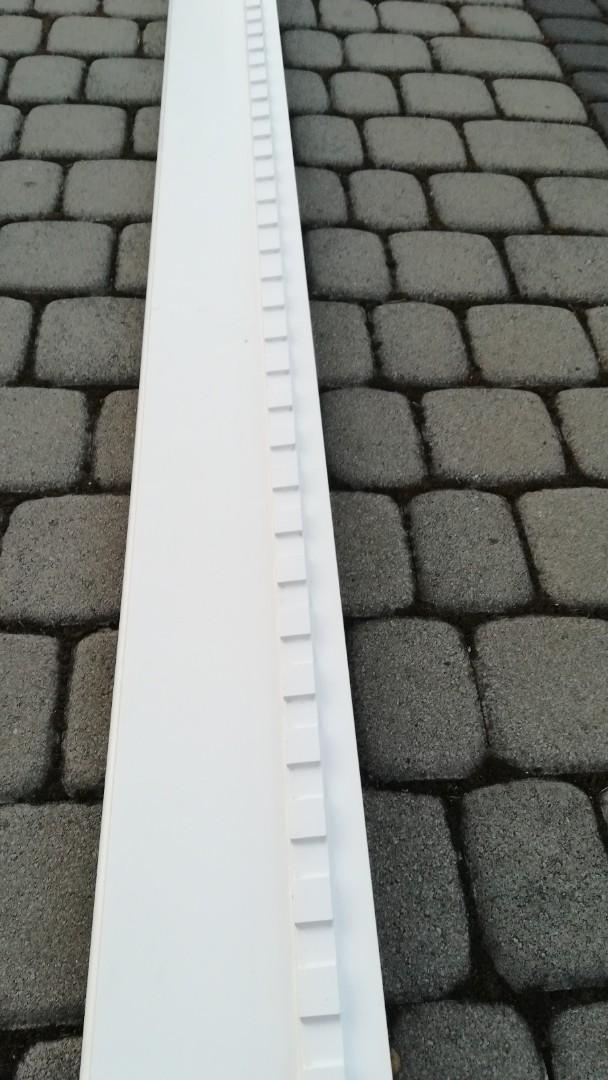 Listwa meblowa dekoracyjna biała tłoczona MDF 250cm - 4 szt.