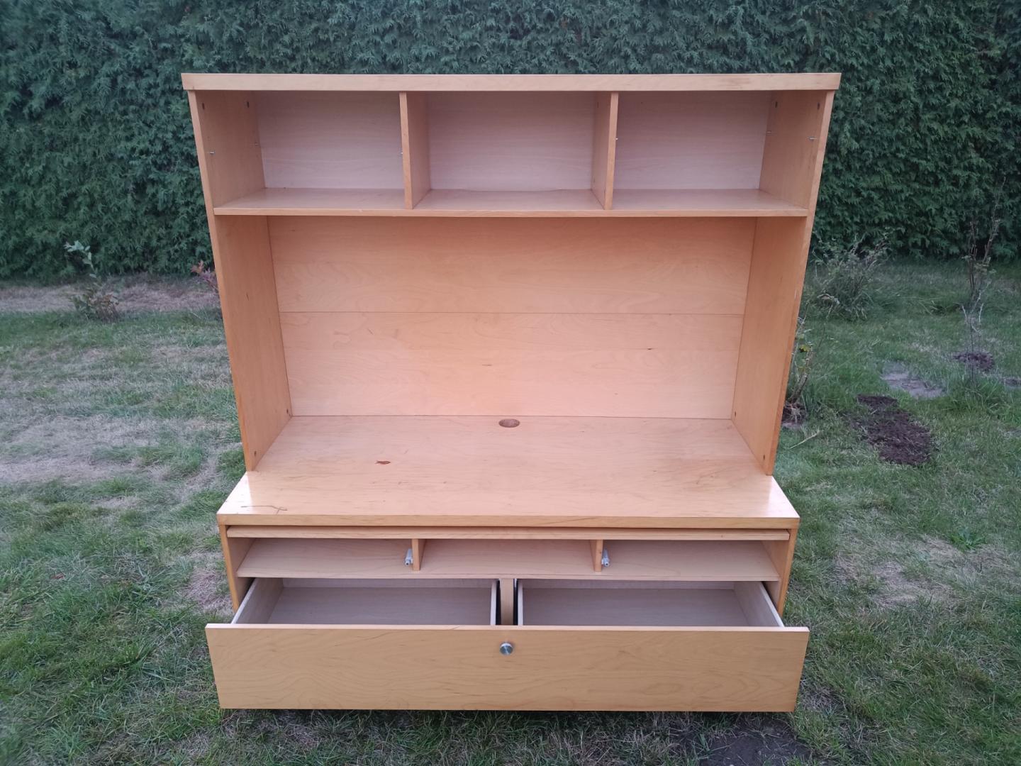 Komoda Witryna Szafka RTV IKEA Bonde z nadstawką 140x60cm Wys. 150cm
