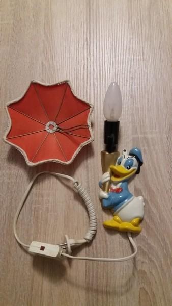 Lampka nocna -z figurką Kaczora Donalda
