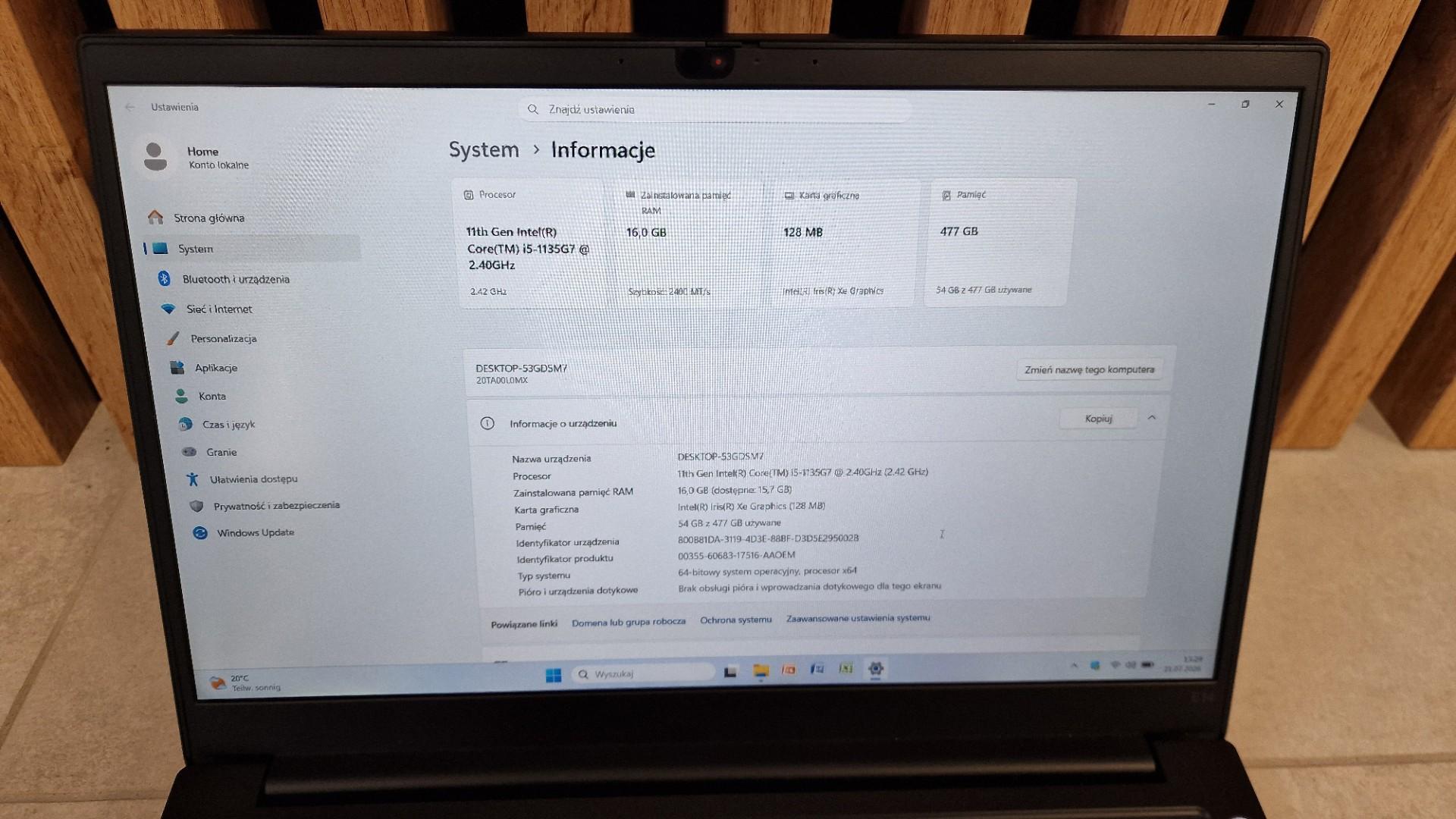 lenovo thinkpad e14 gen 2 fhd ips i5-1135g7 16gb ram 512gb ssd win11