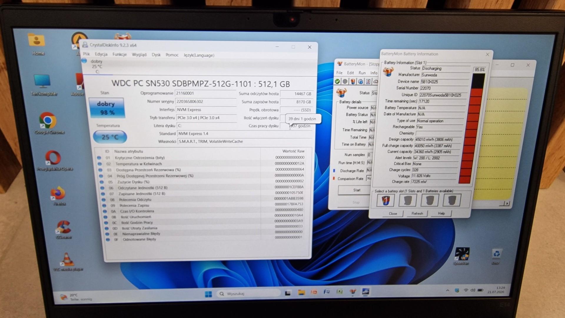 lenovo thinkpad e14 gen 2 fhd ips i5-1135g7 16gb ram 512gb ssd win11