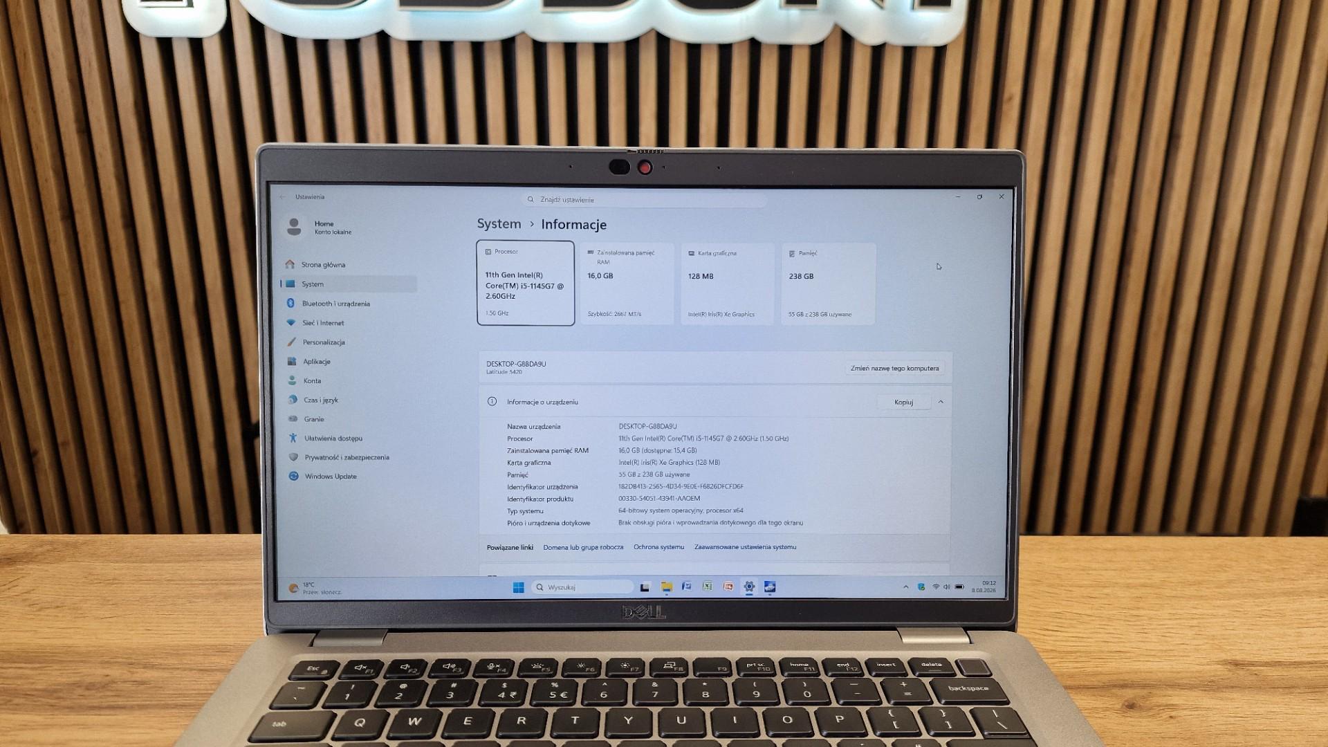 dell latitude 5420 14" fhd ips i5-1145g7 16gb ram ssd windows 11