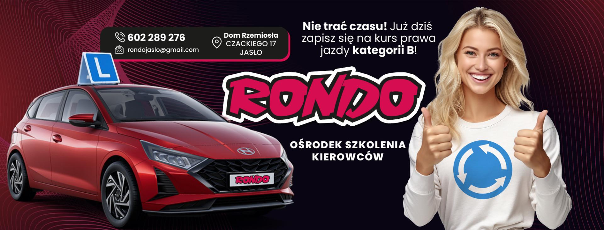 OSK RONDO - kurs prawa jazdy kat: "B"
