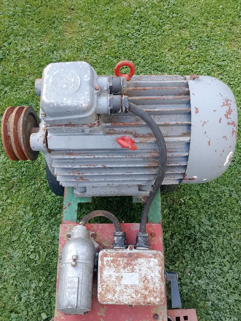 Silnik Elektryczny 7,5 Kw 380v na wozku
