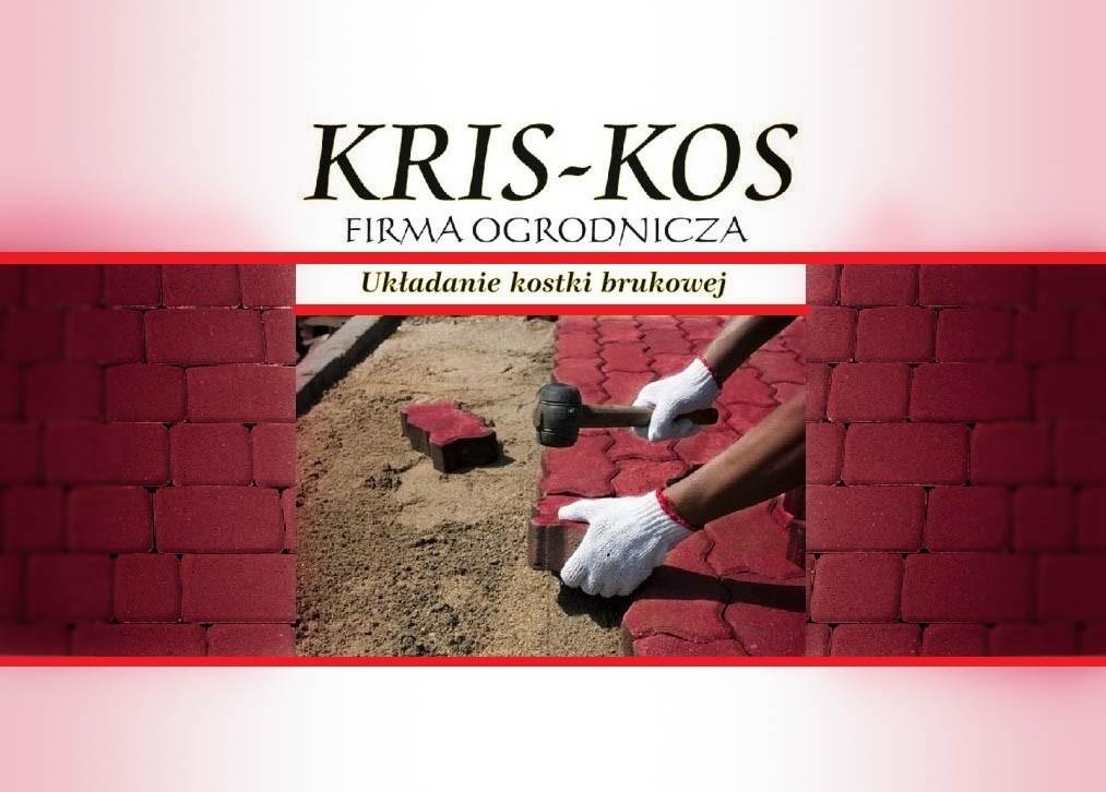 Układanie kostki brukowej . Firma KRIS-KOS