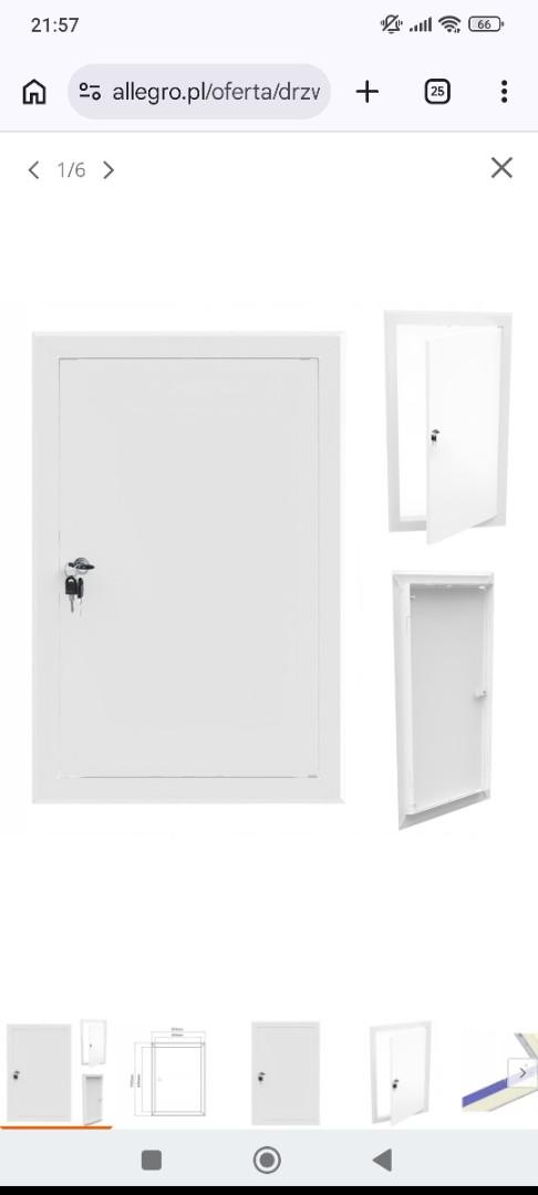Drzwiczki Rewizyjne Metalowe Rewizja 50x70