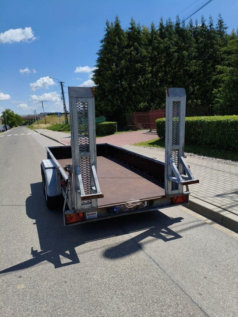 Laweta przyczepa DMC 3,5t wynajem Speedline transport