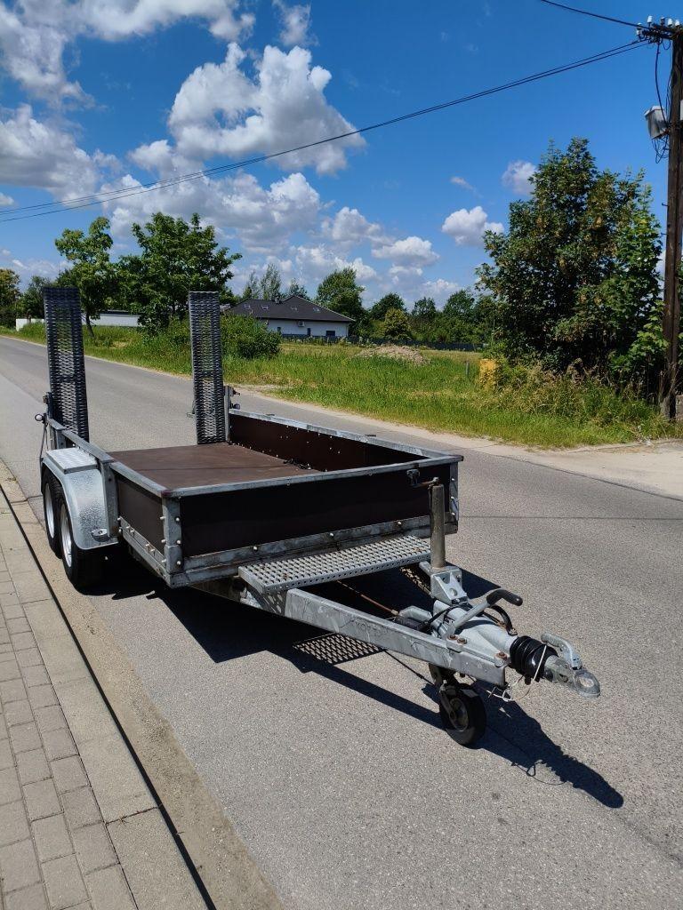 Laweta przyczepa DMC 3,5t wynajem Speedline transport