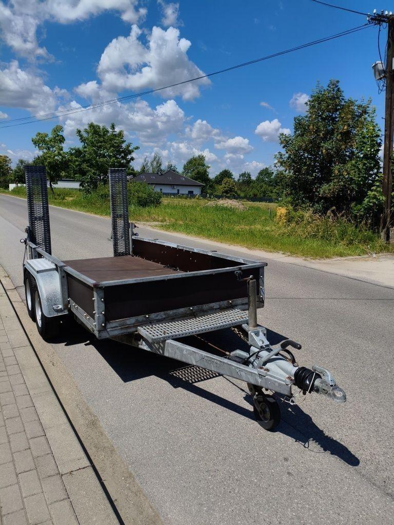 laweta przyczepa koparka DMC 3,5 t wypożyczalnia