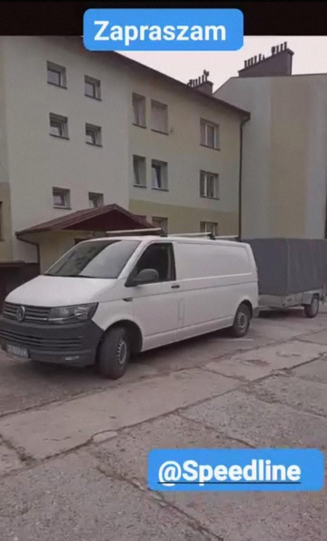 Transport przeprowadzki dostawy współpraca przyczepy towary b2b