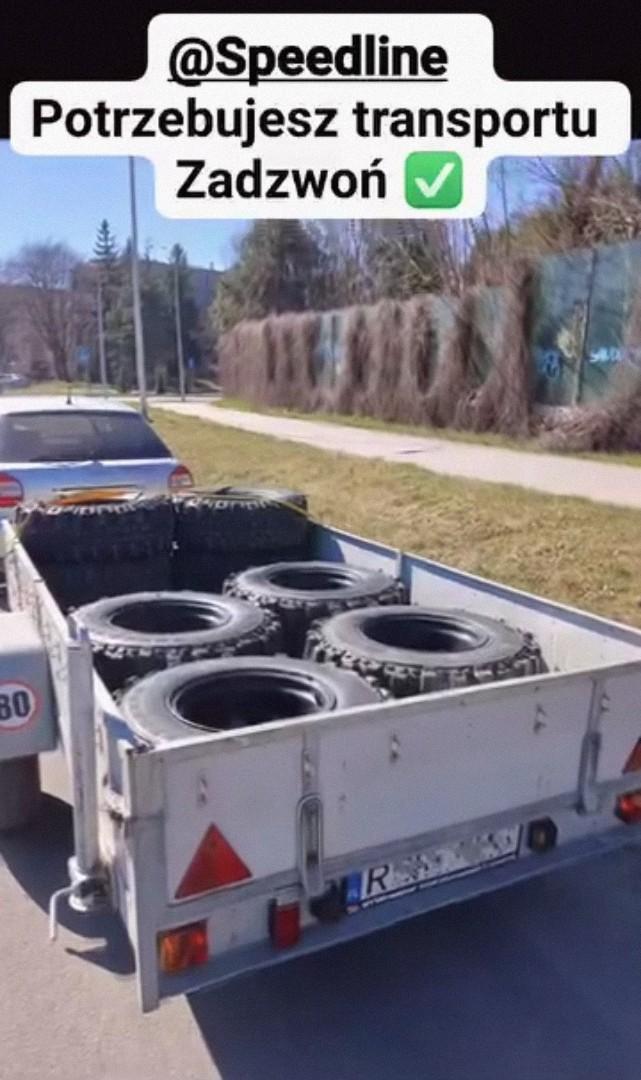 Przyczepa duża 280x150 idealna do większych gabarytów 750 kg wypożycz