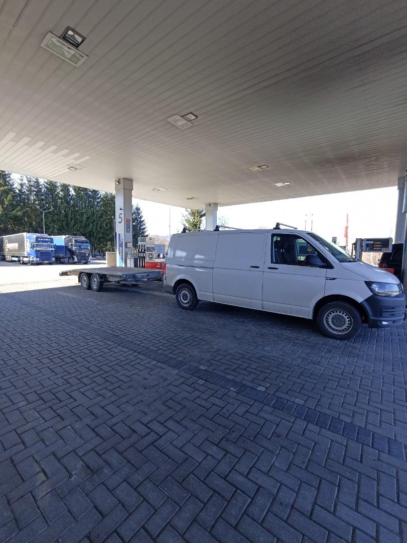Maszyny rolnicze transport lawetą raz łamana pełna podłoga Speedline