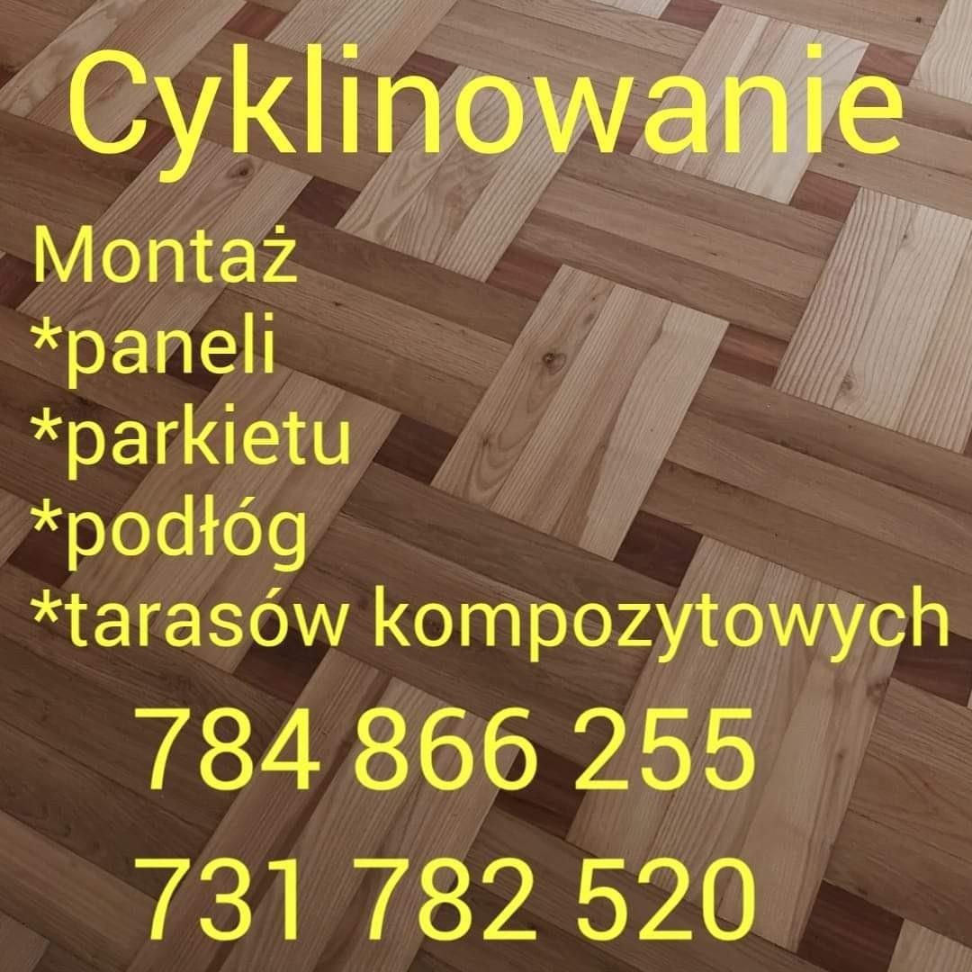 cyklinowanie,układanie parkietu,paneli,podłóg, tarasów
