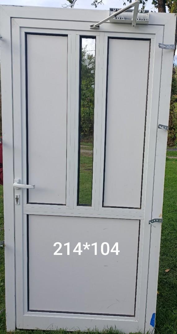 Drzwi zewnętrzne pcv, aluminium