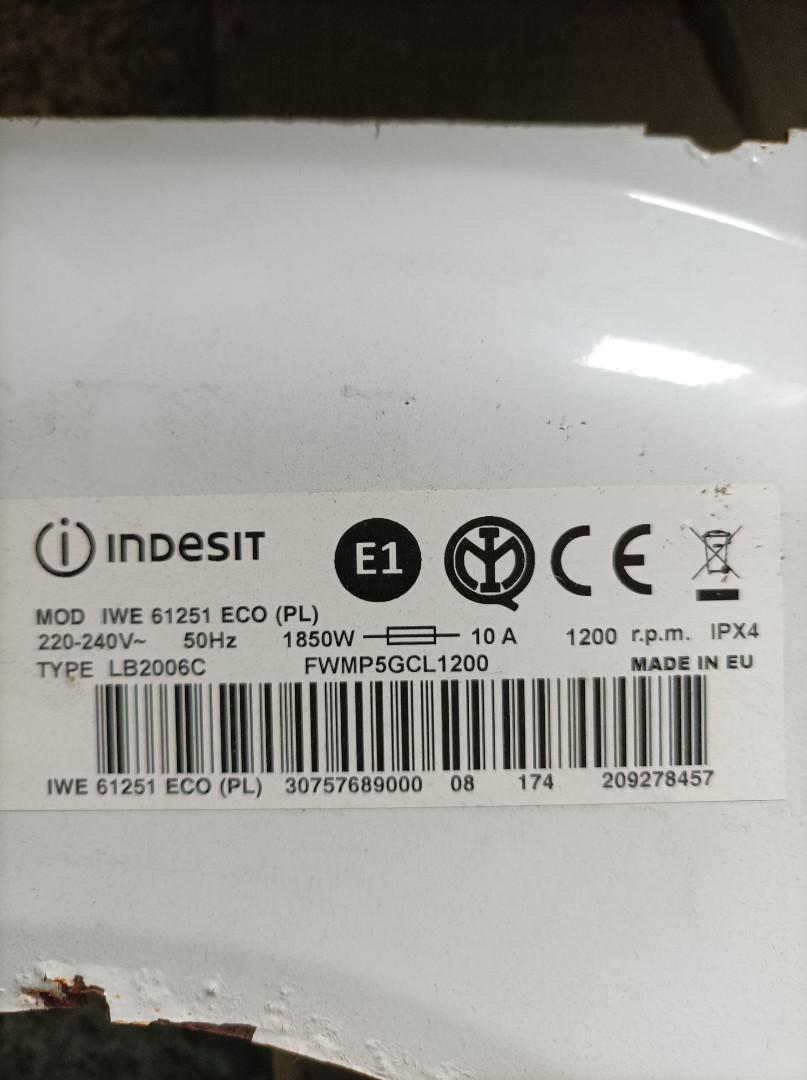 bęben do pralki indesit